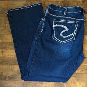 Silver Jeans Dark Indigo Boot Cut Women's Jeans